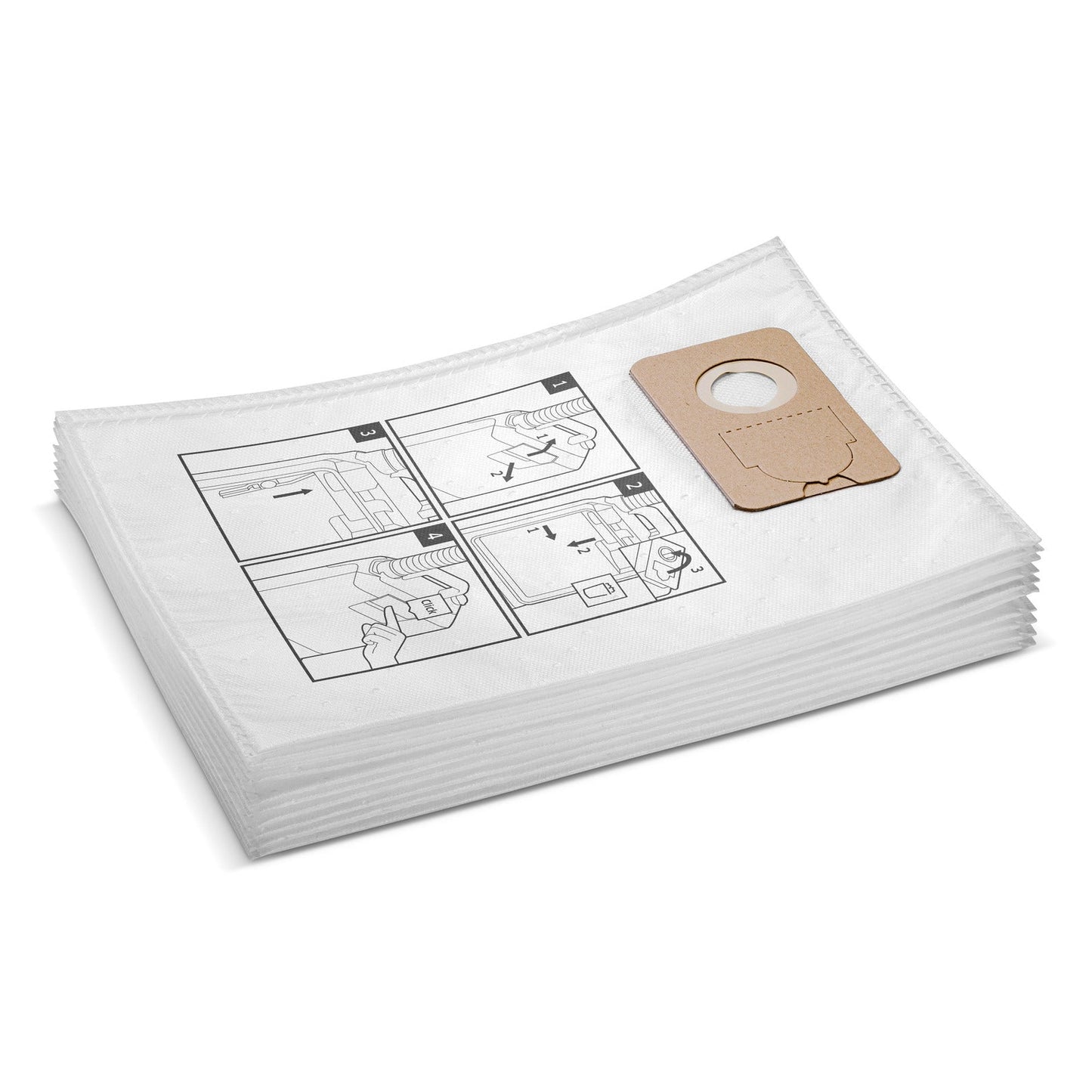 Kärcher Vliesfiltertüten, Inhalt 10 Stk. - Pillunat - 2.889 - 357.0 - Kärcher Home & Garden - Kärcher Professional - Kaser Kompressoren