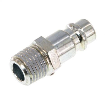 Coupling plug (NW7.2) R 1/4"(AG), steel hardened & zinc