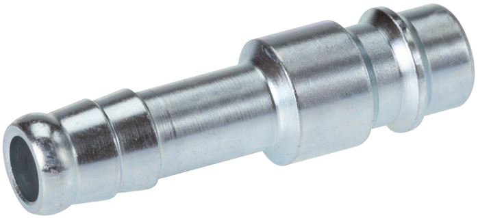 Kupplungsstecker (NW7,2) 10mmSchlauch, Stahl gehärtet & ver