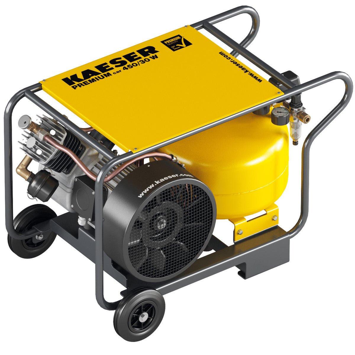 Kaeser Kolbenkompressor PREMIUM CAR 450/30 230/1/50 - Pillunat - 1.1829.2 - Kärcher Home & Garden - Kärcher Professional - Kaser Kompressoren