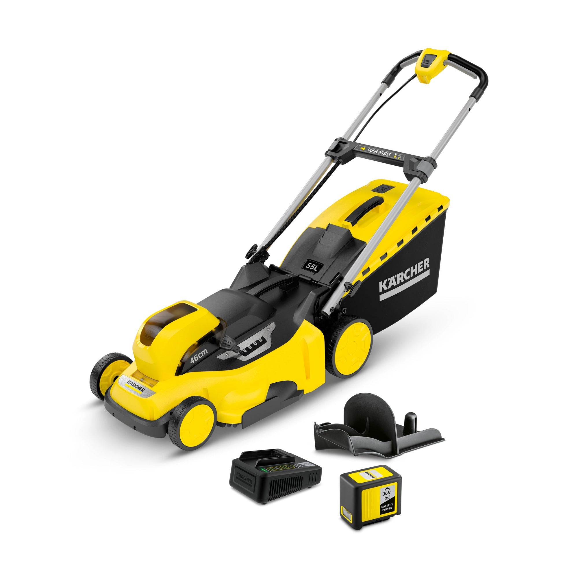 Kärcher Akku-Rasenmäher LMO 36-46 Battery Set - Pillunat - 1.444-470.0 - Kärcher Home & Garden - Kärcher Professional - Kaser Kompressoren